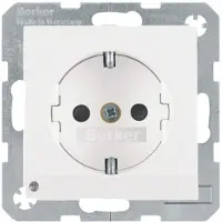 Berker 41091909 - Tipo F - Blanco - Termoplástico - Indicador de estado - IP20 - IEC 60884-1 - VDE 0620-1