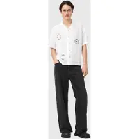 AllSaints Deck Ss Shirt Ecru Talla: XS | Camisas Casuales Outlet | Hombre | Marrón