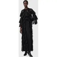AllSaints Ambi Lace Maxi Dress Black Talla: 4 | Vestidos Maxi Outlet | Mujer | Negro