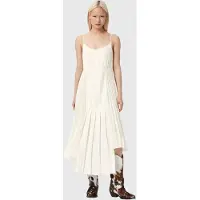 AllSaints Lucille Dress Chalk White Talla: L | Vestidos Maxi Outlet | Mujer | Blanco