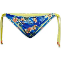 Superdry para mujer. W3010404A Braguita bikini atada en los laterales azul (XL), Beachwear, Poliéster Reciclado, Sostenible, outlet