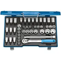Gedore Juego de llaves de vaso de 1/2", 42 piezas, modelo ITX 19 INU-20