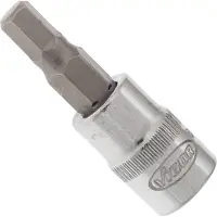 Vigor , punta para destornillador, modelo V2432N, 1/4", perfil hexagonal interior, tamaño 5 mm