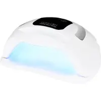 Activeshop Lámpara UV Dual LED Glow S1, 168W, color plateado