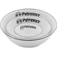 Petromax - Enamel Bowls size 1 l, gris/blanco