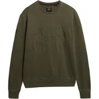 Superdry para hombre. M2014392A Jersey Athletic verde (S), Casual, Algodón, outlet 2026.