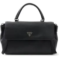GUESS Bolso de mano 'Devon Top Handle Flap' negro