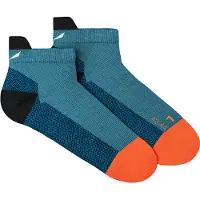 Salewa - MTN TRN All Mountain Low Sock - Calcetines de trekking size 42-44, turquesa