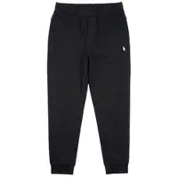 Ralph Lauren para niño. 323A95764005 Pantalón jogger de punto doble negro ((M) 8/9Años= 140/149cm), Casual, Algodón, moda infantil, Pol
