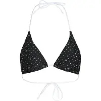 Karl Lagerfeld Top de bikini negro / blanco
