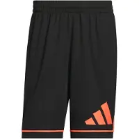 Adidas adidasPantalón corto Badge of Sport Basketball XL 18 CM Black / Solar Turbo Hombre