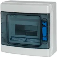 Eaton AP, distribuidor IP65 resistente a los rayos UV, 1 salida. 8 tomas de corriente (modelo IKA-1/8-ST-UV)
