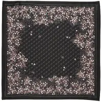 GUESS Pañuelo gris oscuro / rosa pastel / rojo oscuro / negro