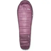 Rab - Women's Alpine -6C / 20F - Saco de dormir de plumas size Long - Body Size: 185 cm, iris / dark iris