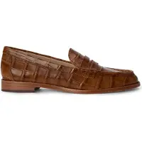 Ralph Lauren para mujer. 802962176006 Mocasines de Piel Wynnie marrón (41), Plano, Ninguno, Casual, outlet 2026.