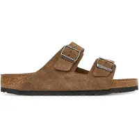 Birkenstock - Sandalias y chanclas - Arizona LEVE Regular Dark Tea de Cuero - Talla 42 - Marrón