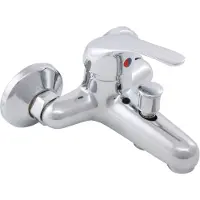 Kuchinox Grifo de bañera de montaje en pared, sin juego de ducha