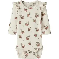 Name it Pijama entero/body marrón claro / marrón oscuro / verde oscuro / blanco