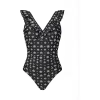 Crãs Traje de baño ' Agnascras ' negro / blanco