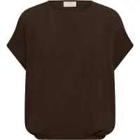 Kaffe Blusa 'KAAmber Stanley' marrón oscuro