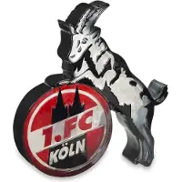 1. FC Köln 1. Logotipo del FC Köln con la imagen del FC-Lampe