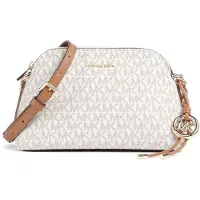 Michael Kors Bolso de hombro 'DOME' beige / beige claro / cognac