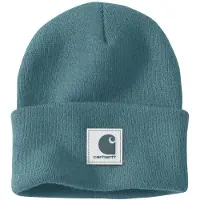 Carhartt - Rubber Patch Watch Cap Beanie - Gorro size One Size, turquesa