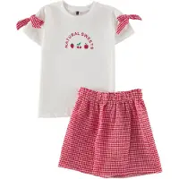 Trendyol Conjunto ecru / rojo