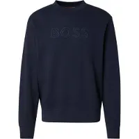 BOSS para hombre. 50567420 Jersey We Logo marino (XL), Casual, Algodón, Manga larga, outlet 2026.