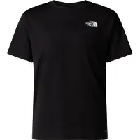 The North Face - Kid's Teen New 24/7 S/S Tee - Camiseta funcional size S, negro