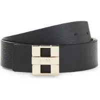 HUGO para mujer. 50522681 Cinturón de Piel Zita negro (75cm), Casual, outlet 2026.