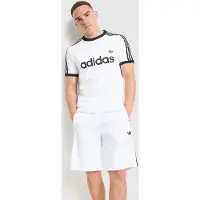 Adidas Originals adidasCamiseta 3-Stripes Slim Ringer M White Hombre