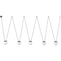 Faro MINE SPACE, 5 bombillas, LED, E27, IP20, Blanco