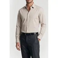 Paul Smith Mens S/c Tailored Fit Shirt Grey Beige Talla: 17.5 | Camisas de Trabajo Outlet | Hombre | Marrón