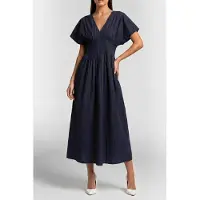 Alchemist Dress Pippa Navy Talla: 40 | Vestidos Midi Outlet | Mujer | Azul