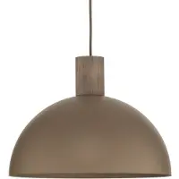 TK Lighting Lámpara colgante Oslo, color arena, metal, Ø 34 cm, E27
