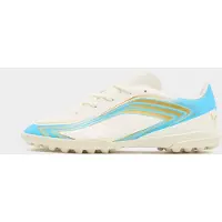 Adidas adidasZapatilla de fútbol F50 Messi Club moqueta 38 2/3 Ivory / Semi Blue Burst / Icey Blue Niño