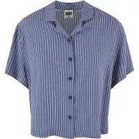 Urban Classics Blusa 'Resort' azul / blanco