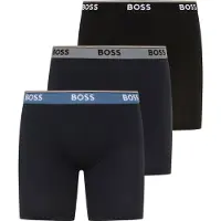 BOSS Calzoncillo boxer 'Power' navy / azul ahumado / negro / blanco