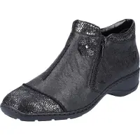 Rieker Botas de tobillo negro