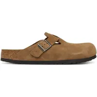 Birkenstock - Sandalias y chanclas - Boston LEVE Regular Dark Tea de Cuero - Talla 44 - Marrón