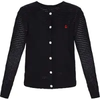 Dreimaster Klassik Cárdigan rojo / negro