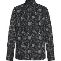 Karl Lagerfeld Camisa negro / blanco