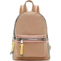 Derimod Mochila marrón claro / gris humo / rosa