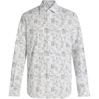 Karl Lagerfeld Camisa negro / blanco
