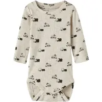 Name it Pijama entero/body 'NBMKONTOR' chocolate / gris / greige