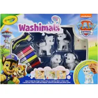 Crayola Set De 4 Mascotas Washimals Para Colorear La Patrulla Canina 33x24x5 Cm