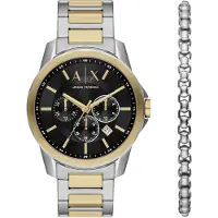 Armani Exchange Reloj analógico oro / negro / plata / blanco