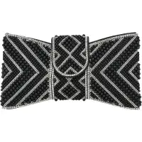 Faina Bolso de noche negro / plata