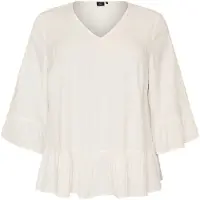 Zizzi Blusa 'MYASHA' offwhite